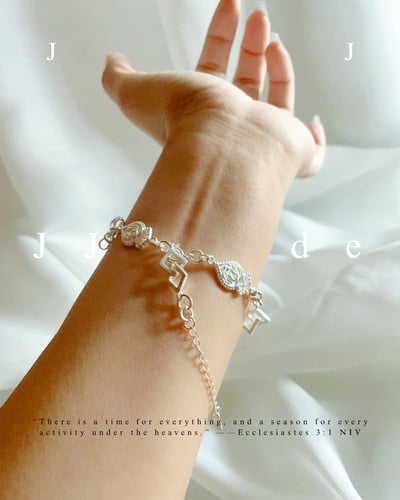 X43 44 45 赫瑪 |十字架手鏈 | 豹紋糖9