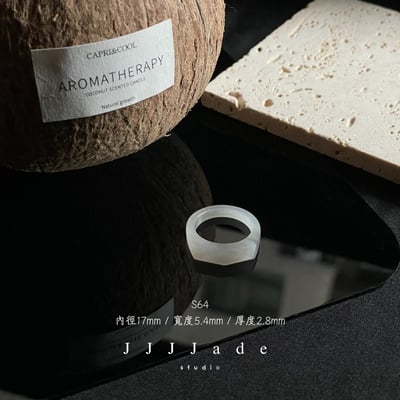 S63 64 65 66 煙璃 | 烟灰鑽面戒指 港碼17 145