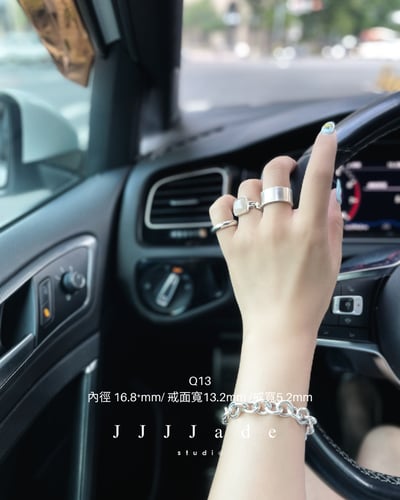 Q12 13 14 弧隙 | 銀鑲戒指15