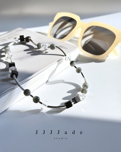 T346 凝點 | 和田玉籽料青花雙圈手串7