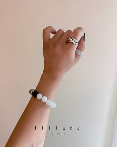 T344 旋霏 | 和田玉白玉手串9