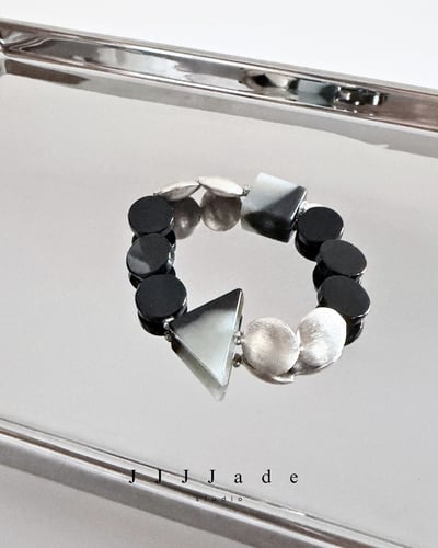 T337 隅染 | 和田玉瑪瑙手串3