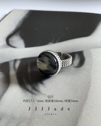 Q24~Q28 寂息 | S925銀鑲戒指10