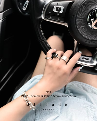 Q12 13 14 弧隙 | 銀鑲戒指23