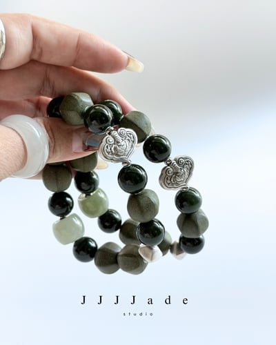 T339 抵曉 | 和田玉合香珠手串4