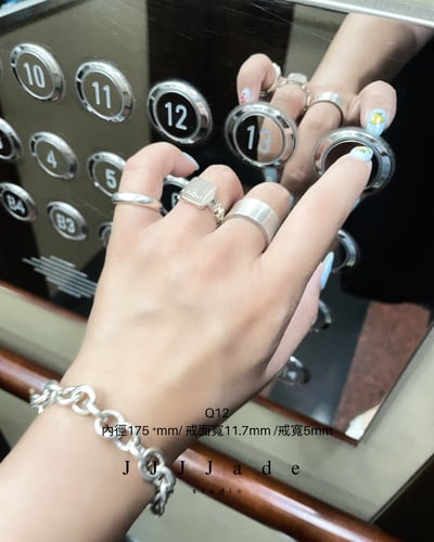 Q12 13 14 弧隙 | 銀鑲戒指8