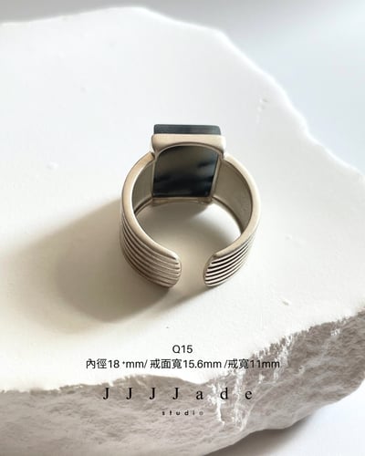 Q15 矩影 | 銀鑲戒指5