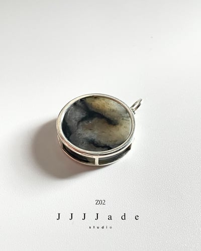 Z01 02 03 04 05 對鏡 | 聚墨青花純銀項鏈7