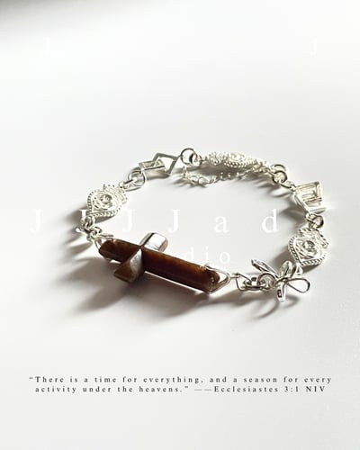 X43 44 45 赫瑪 |十字架手鏈 | 豹紋糖3