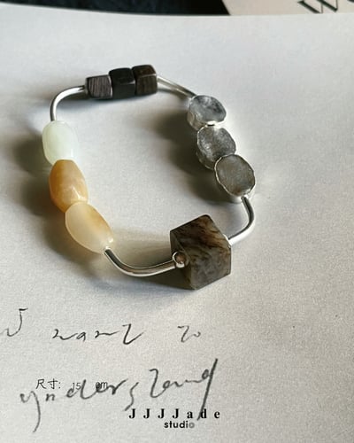 T158 迴路 泰銀扭扭手鏈 15cm1