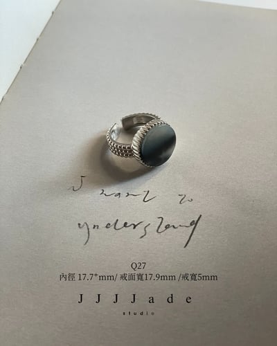Q24~Q28 寂息 | S925銀鑲戒指18
