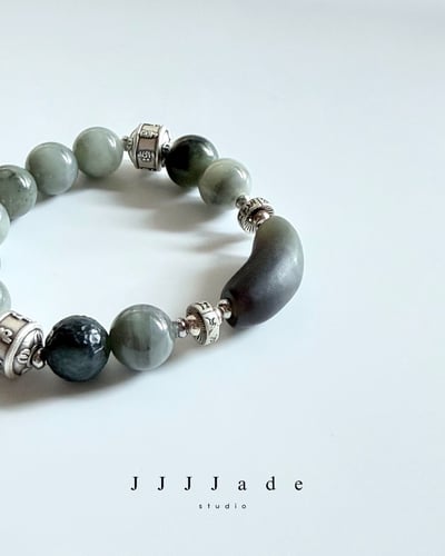 T307 微塵 | 和田玉手串4