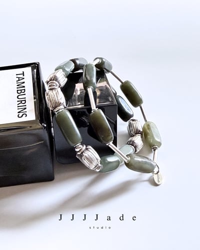 T341 邁藍 | 和田玉手串4