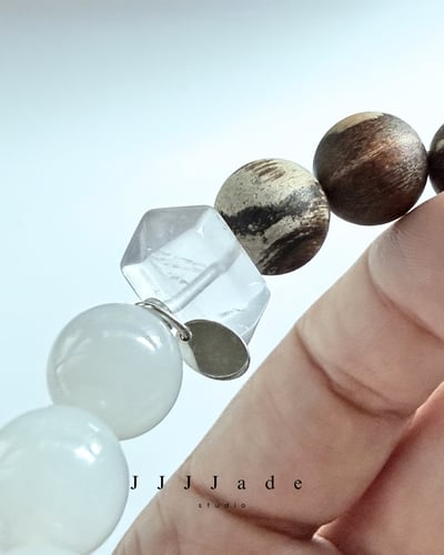 T344 旋霏 | 和田玉白玉手串5