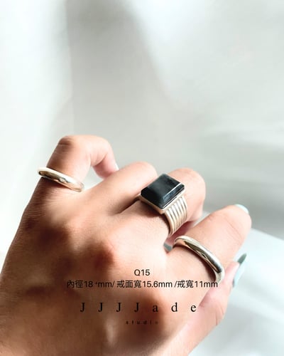 Q15 矩影 | 銀鑲戒指6