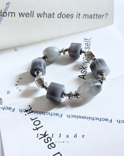 T324煙渺| 和田玉手串3