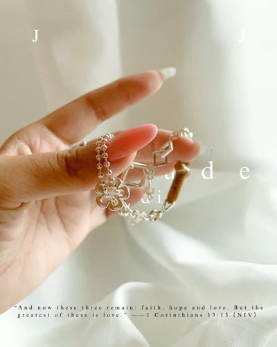 X43 44 45 赫瑪 |十字架手鏈 | 豹紋糖16