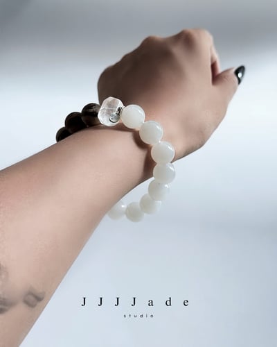 T344 旋霏 | 和田玉白玉手串7