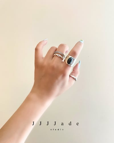 Q01 02 塔影 | 幾何銀鑲6