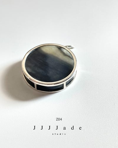 Z01 02 03 04 05 對鏡 | 聚墨青花純銀項鏈13