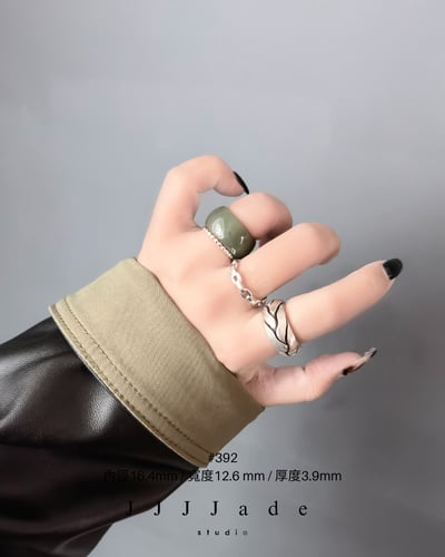 #386~394 杪渺 湖水綠戒指 | 港碼18~1216