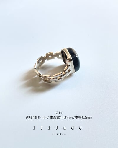 Q12 13 14 弧隙 | 銀鑲戒指18