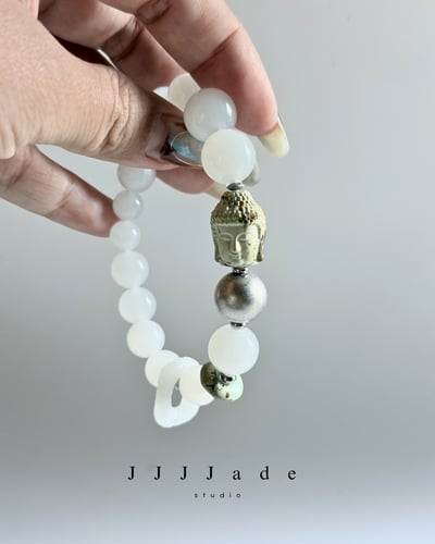 T325 寬蒼 |和田玉手串8