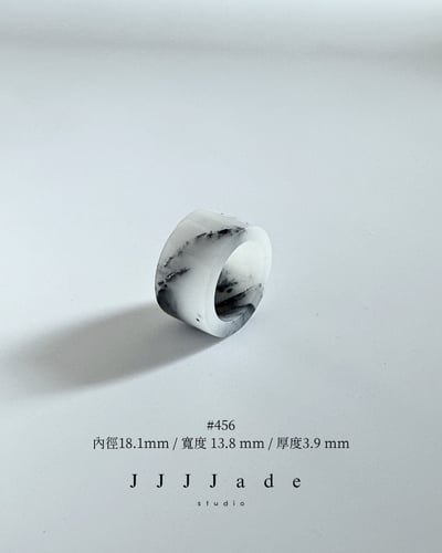 #456~458 淬跡 | 和田玉青花戒(可定製)4