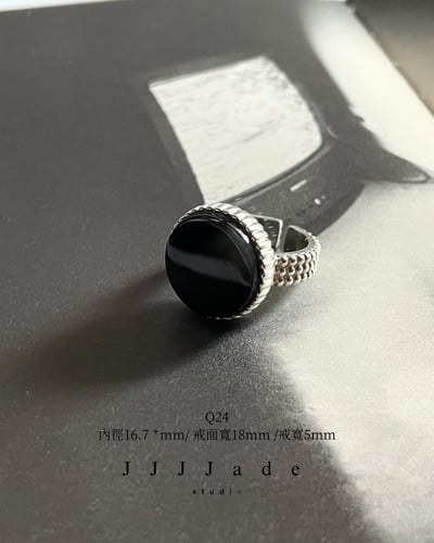 Q24~Q28 寂息 | S925銀鑲戒指4