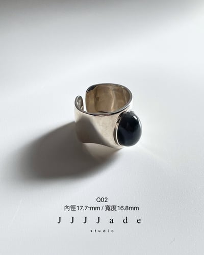 Q01 02 塔影 | 幾何銀鑲12