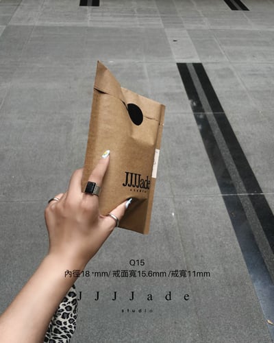 Q15 矩影 | 銀鑲戒指7