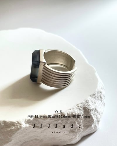 Q15 矩影 | 銀鑲戒指3