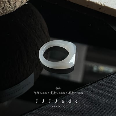 S63 64 65 66 煙璃 | 烟灰鑽面戒指 港碼17 144