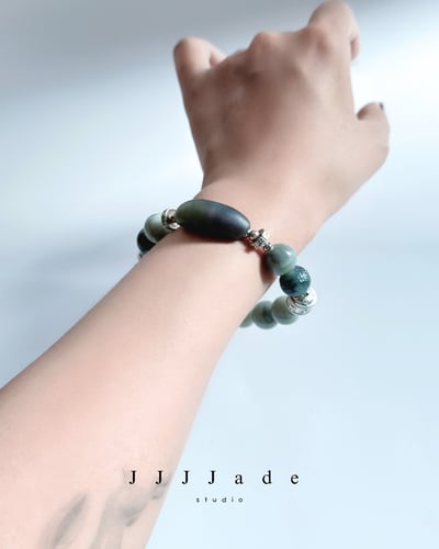 T307 微塵 | 和田玉手串5