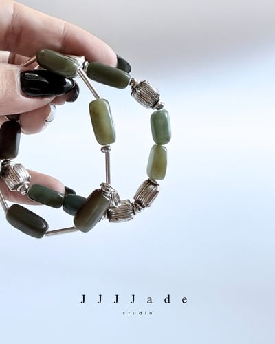 T341 邁藍 | 和田玉手串7