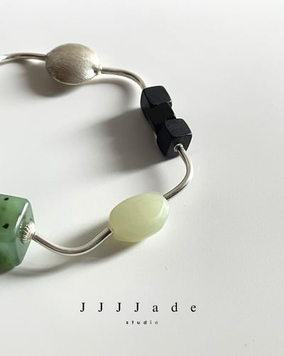 T159 方圓百里 泰銀扭扭手鏈 15cm5