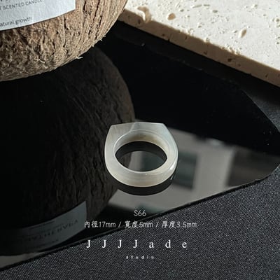 S63 64 65 66 煙璃 | 烟灰鑽面戒指 港碼17 1412