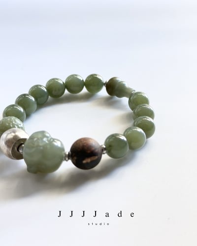 T326  拾歡 |和田玉手串4