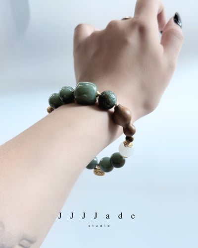 T342 凘琢 | 和田玉手串9