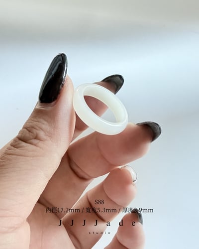 S80~S90 縷縷 | 和田玉白玉細戒18