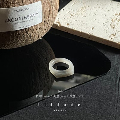 S63 64 65 66 煙璃 | 烟灰鑽面戒指 港碼17 1411