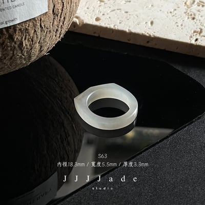 S63 64 65 66 煙璃 | 烟灰鑽面戒指 港碼17 143