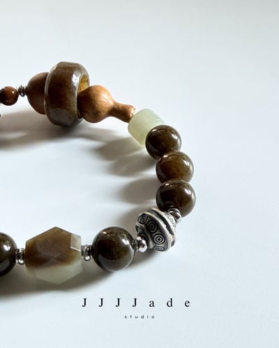 T348 醇若 | 和田玉老紅糖手串4