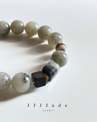 T231牙影 | 白底點墨青花6