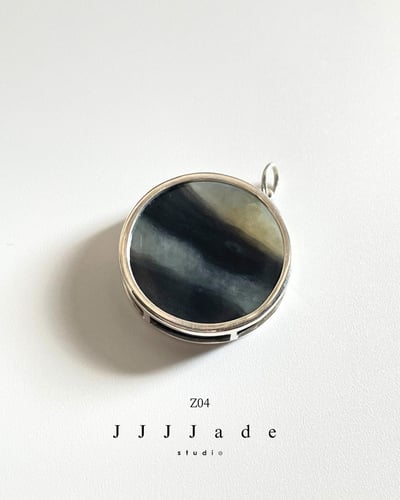 Z01 02 03 04 05 對鏡 | 聚墨青花純銀項鏈11