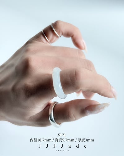 S121~130 漫漫 | 冰白方圓戒指3