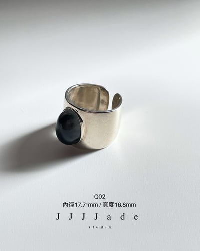 Q01 02 塔影 | 幾何銀鑲14