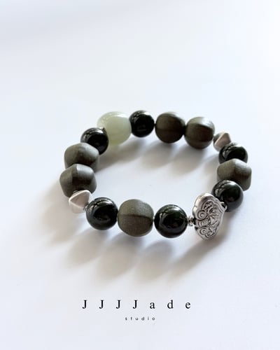 T339 抵曉 | 和田玉合香珠手串14