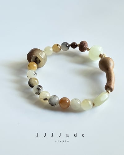 T303  游光 | 和田玉手串3