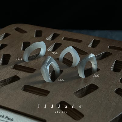 S63 64 65 66 煙璃 | 烟灰鑽面戒指 港碼17 1413